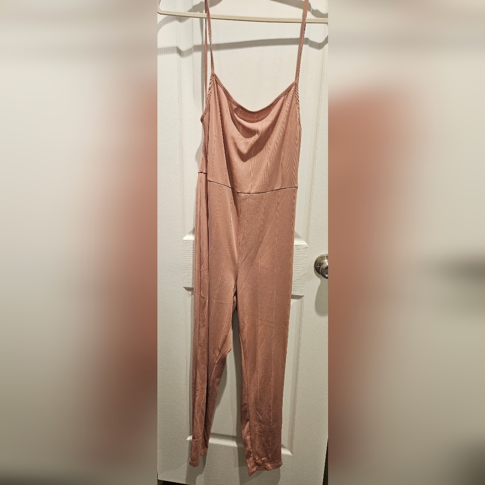 SHEIN Dusty Pink Cami Jumpsuit